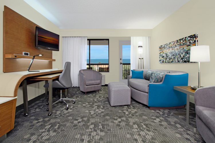 Courtyard by Marriott Cocoa Beach Cape Canaveral , FL 32931 near Port Canaveral Cruise View Point 32